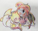 色鉛筆イラストを描きます 創作キャラ、二次創作物など用途に合わせて描きます。 イメージ3