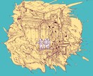 サイケデリックなペン画を描きます 一発描きペン画を描きます！メイキング動画も制作いたします！ イメージ5