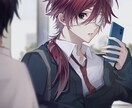 サムネ、歌ってみた、記念グッズ等イラスト制作します ☆男性イラストが得意！魅力たっぷりの男性に仕上げます☆ イメージ2