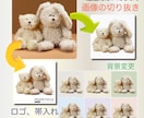 最短即日！EC、グッズ作成用等画像切り抜きできます 迅速対応✨面倒な背景透過や文字入れ、各サイト向けサイズ調整等 イメージ1