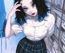 AI生成イラストの違和感箇所を手書き補正修正します まるで人間が描いたようなクオリティに馴染ませ仕上げます！ イメージ4