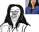 修正無し、おもしろ似顔絵描きますます お写真を元に似顔絵イラストをお描きします！ イメージ1