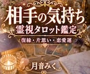 霊視タロット星読みで彼の気持ちと二人の未来占います 相手の気持ち・復縁・片思い・恋愛運・未来を霊視で丁寧に鑑定 イメージ1