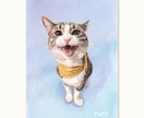 うちの子・ペットの似顔絵イラスト制作します ペットのお写真から水彩画風のイラストをお届けします イメージ2