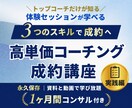 実績ゼロでも高単価コーチング成約の極意教えますます 30万を即決させるプロの裏技！コーチ歴9年のノウハウを全出し イメージ1
