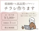 上半期特別価格＊チラシ作成承ります 元工務店インハウスデザイナーが低価格・高品質で作ります イメージ1