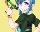 女の子のイラスト描きます オリジナルから版権物でも大丈夫です！ イメージ2