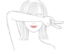 お顔の見えないおしゃれなアイコン作成いたします お顔を隠しつつ小物で好き！や個性をアピールできます イメージ1