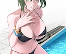 水着イラストを量産で制作します ちょっぴりセクシーな水着イラストはいかがですか？ イメージ5