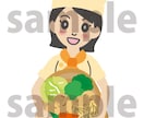 シンプルで可愛い“人物”のイラスト描きます チラシやホームページなどの素材としてイラストを必要な方へ☆ イメージ3