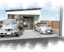 情景表紙付！オシャレな外構図面(Sサイズ)書きます 現役プランナー作成！150㎡未満の外構平面図パース図 イメージ9