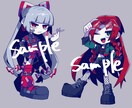 ミニキャラ描きます ビビッドな色使いで色々な頭身のミニキャラを描くのが得意です！ イメージ7