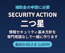 SECURITY ACTION二つ星を作ります 補助金申請に必要な基本方針を、専門用語なしで一緒に作ります イメージ1
