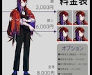 立ち絵を製作します 表情のほか服装、ポーズの差分等も作成可能です。 イメージ2