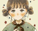 女の子のイラスト描きます ふんわりした色合い・雰囲気にこだわって仕上げます！ イメージ3