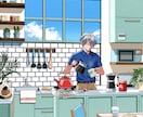 商用/EN OK◎レトロポップなイラスト描きます ◆アイコン・グッズ製作・何でもご相談ください◆ イメージ9