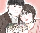 商用OK!大切な人に!ふんわり可愛い似顔絵描きます 大切なご家族・ご友人のイラスト描きます!ギフトや記念日に! イメージ7