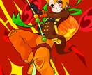 商用可／サムネ・アイコン・グッズ用イラスト描きます ポップで目を引くイラストをグッズや動画に使いませんか？ イメージ4