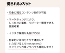 Instagramのプロチームが運用代行します SNSマーケ ×プロカメラマン ×デザイナー の手厚い体制 イメージ5