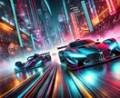 かっこいいレーシングカーのAI画像を作成します 即日対応＆リーズナブル！スピーディーに仕上げてお届けします！ イメージ1