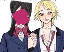 夢絵．ちびキャラ．アイコン．1枚絵．描きます 好きなポーズで夢絵を作ろう~！！ イメージ1