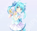 配信をしっかりPR!サムネイル用イラスト作成します ビシッと目に留まり、埋もれないサムネイルイラスト描きます イメージ9