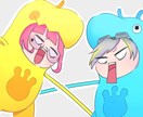 歌ってみたのイラスト描きます あなたのキャラをオリジナルのサムネに似せて完全再現 イメージ4