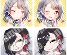 SNSアイコン制作いたします オーダーメイドで可愛い女の子のアイコンを制作いたします！ イメージ3