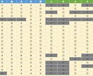 Excelシフト自動作成｜人数・連勤調整します 面倒なシフト作成をボタン1つで終わらせます イメージ5
