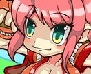 4月末まで特別価格 アイコンやイラスト描きます ビックリマン風シールデザインやアクスタデータなども承ります！ イメージ4