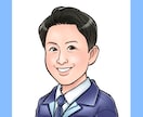 名刺・SNSに使えるビジネス似顔絵を作成します 顔出し不要でも信頼感が伝わるビジネス用似顔絵です！ イメージ4