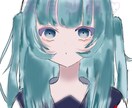 アイコンなどに使える女の子のイラスト描きます あっさりとした可愛い正面の女の子のイラスト描きます！！✨ イメージ1