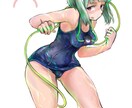 女の子を描きます 自分専用のアイコンやイラストが欲しい方に イメージ3