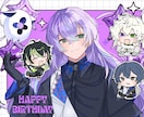 商用利用◎好みに合わせて色々な絵柄で描き上げます アニメ塗りから厚塗り、色味も自由自在にかきあげます！ イメージ3