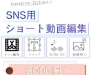 SNS用ショート動画を編集します CapCutを使っての編集となります イメージ1