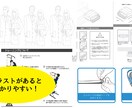 イラストの説明書作成いたします ミニマルで洗練された説明書をお作り致します！ イメージ1