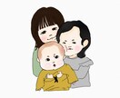 似顔絵やアイコンなど簡単なタッチでイラスト描きます ダボッとゆるふわ癒し系イラスト イメージ2