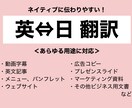 海外在住者が　日本語⇔英語　翻訳します 動画の字幕からビジネス文書まで多様な用途に対応！ イメージ1