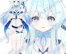 キャラクターデザインLive2Dモデル制作承ります 2名様限定！1枚絵or表情差分3つ無料でプレゼント！ イメージ3