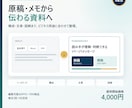 原稿・メモからPowerPoint資料を作成します PowerPoint実務4年以上｜構成・文章・図解まで対応 イメージ1