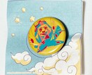 小さめのグッズに使用できるイラストを制作します 缶バッジ・キーホルダーマスコットのイラスト制作ならこちら！ イメージ4