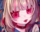 彩度高め・病みかわいい個性派SNSアイコン描きます 相談のみ可能！お気軽にDMにてご相談ください イメージ9