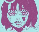 SNSアイコン等イラストを制作します SNSアイコン・プロフィール用のイラストをお描きします イメージ1