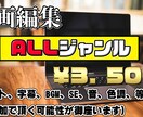 youtube用動画編集＆サムネイル作成承ります 低価格で高クオリティのものをあなたに！ イメージ1