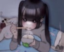 病み系地雷系量産型の女の子のイラストを描きます 受賞歴が沢山あります！センスと技術はピカイチです。 イメージ3