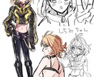 イラスト描きます！アイコン　1枚絵等　受け付けます 独特の世界観の絵を描きます　病み系で可愛い子が好きです イメージ3