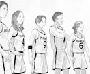 スラムダンク風　OPムービーを作成します 顔写真や体型をご指定いただくだけで制作可能！ イメージ7