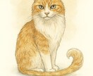 あなたの大切な猫ちゃんをイラストにします サンプルのように繊細なタッチでお描きします。商用利用◎ イメージ5