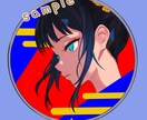 10名様限定価格！アイコン制作承ります ダークで可愛い女の子イラストが得意です♡ イメージ4