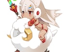 かわいいSDイラスト描きます かわいいかっこいいSDキャラをデザインして描きます イメージ1